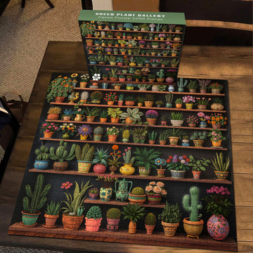 Green Plant Gallery Puzzle 1000 Stücke